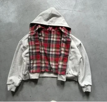 Oversized Cozy Women's Zip Hoodie - Boxy Cut, Cotton