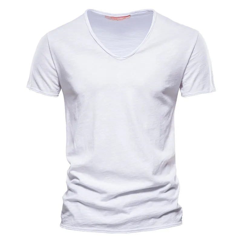 Lightweight Cotton Summer Men's Shirt, Breathable Casual Wear, Wrinkle-Resistant, Soft Touch, Available in Various Colors