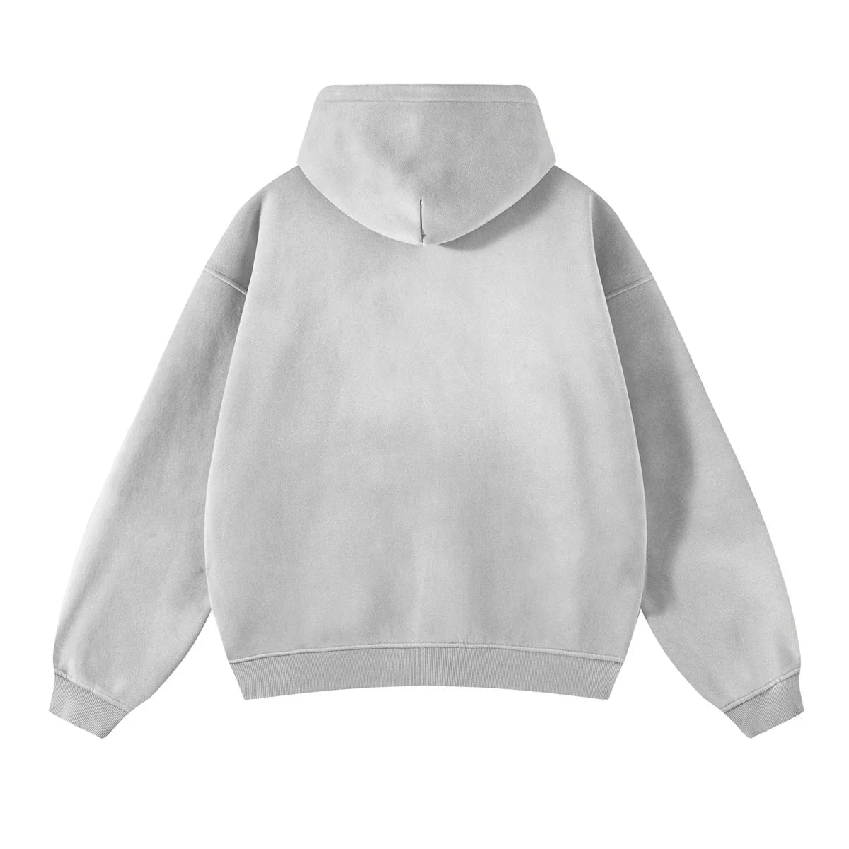 Warmer, lässiger Herren-Kapuzenpullover mit Reißverschluss – Oversize, Plüsch, Winter