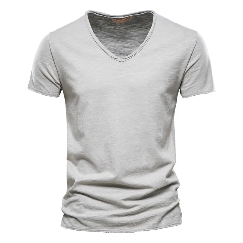 Lightweight Cotton Summer Men's Shirt, Breathable Casual Wear, Wrinkle-Resistant, Soft Touch, Available in Various Colors