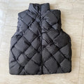 Insulating Women Puffer Vest - Boxy Quilt Polyfill Winter
