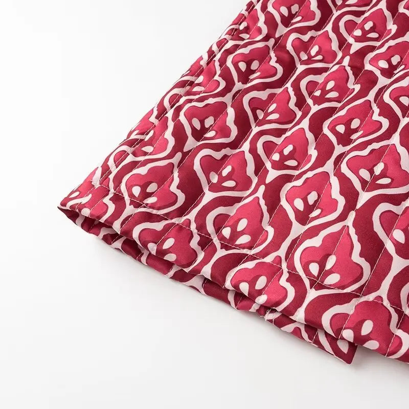 Insulating Women’s Quilted Vest - Loose Open Stitch, Cotton