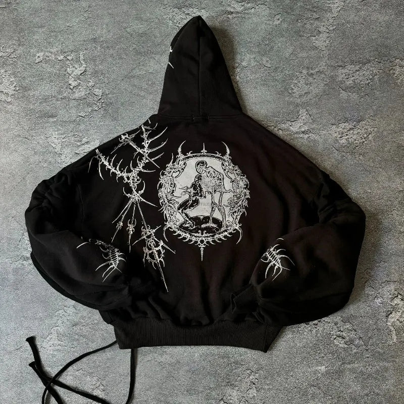 Oversized Unisex Hoodie - Cropped Relaxed Cotton Streetwear