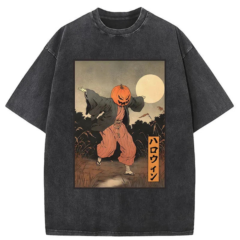 bbb Japanese Pumpkin Monster Washed T-Shirt