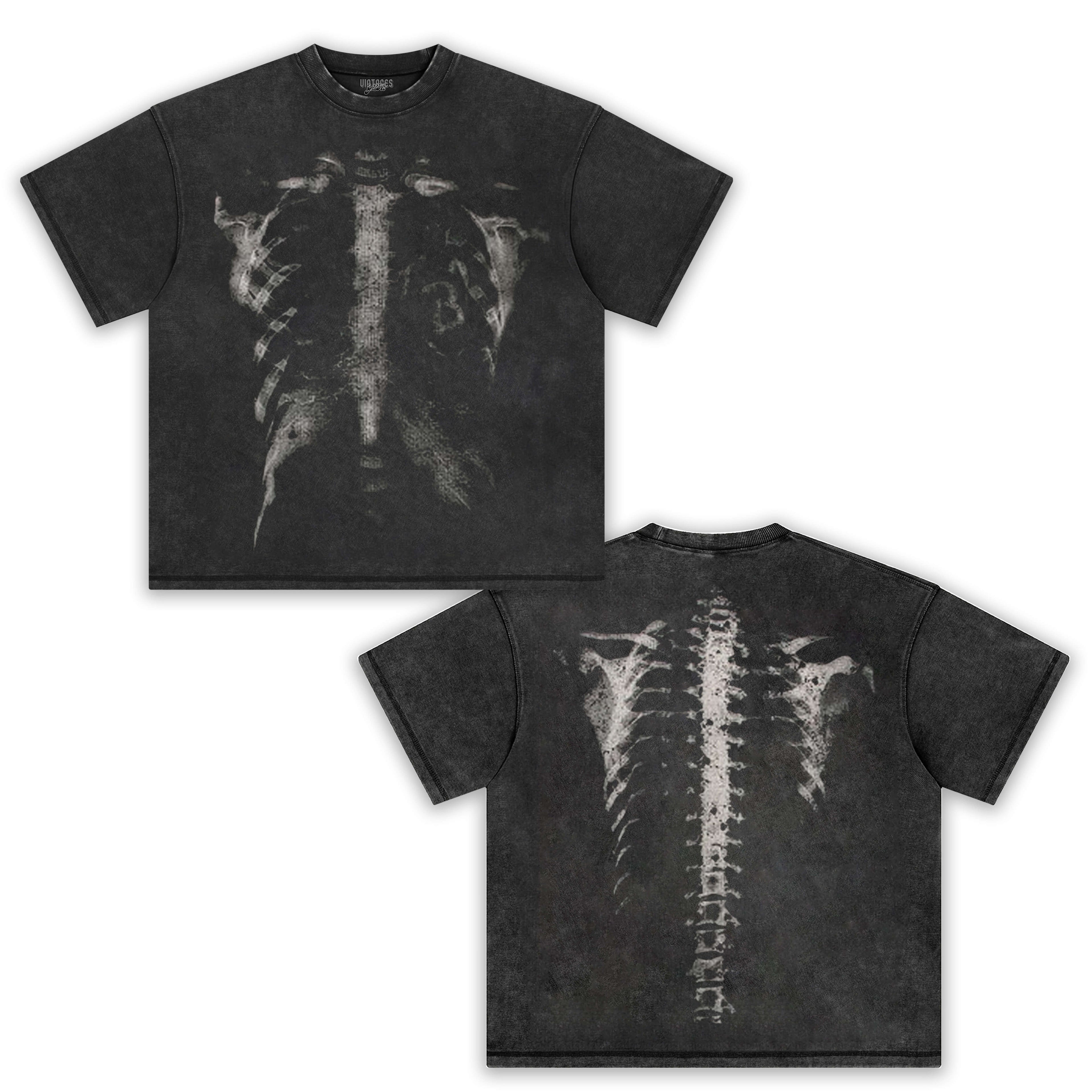 SKELETON GRAPHIC TEE & LS & HOODIE