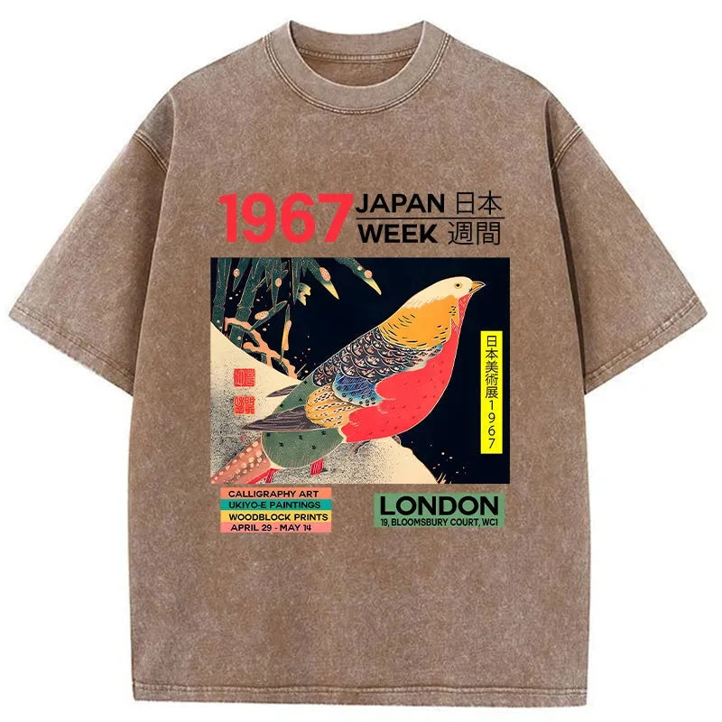 bbb Art Studio Exhibition Japanese Washed T-Shirt