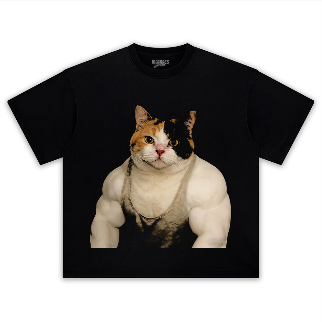 THE FITNESS CAT TANK TOP & TEE & LONG SLEEVE & LAYERED LS & HOODIE