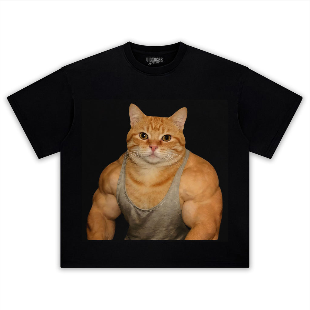 THE FITNESS CAT V4 TANK TOP & TEE & LONG SLEEVE & LAYERED LS & HOODIE