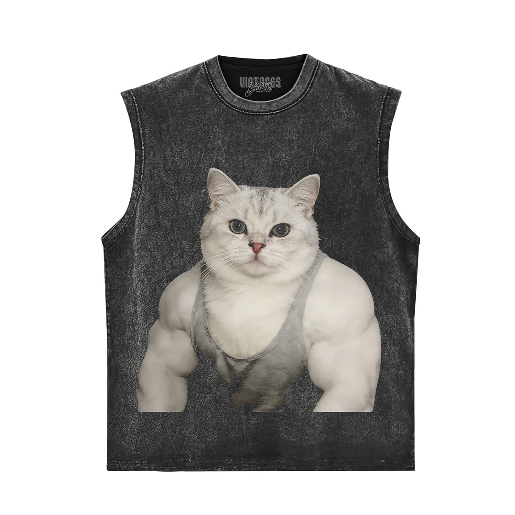 THE FITNESS CAT V5 TANK TOP & TEE & LONG SLEEVE & LAYERED LS & HOODIE