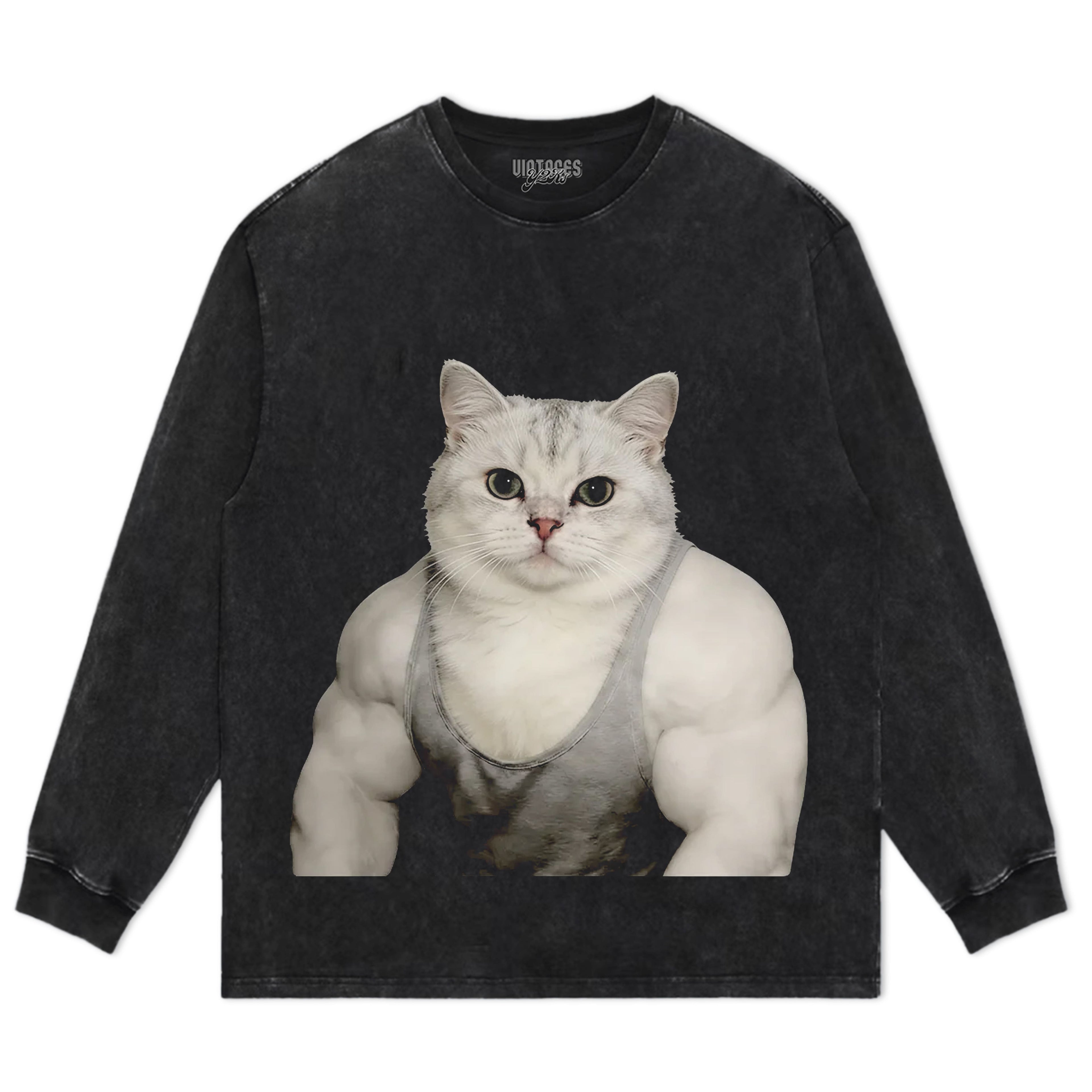 THE FITNESS CAT V5 TANK TOP & TEE & LONG SLEEVE & LAYERED LS & HOODIE