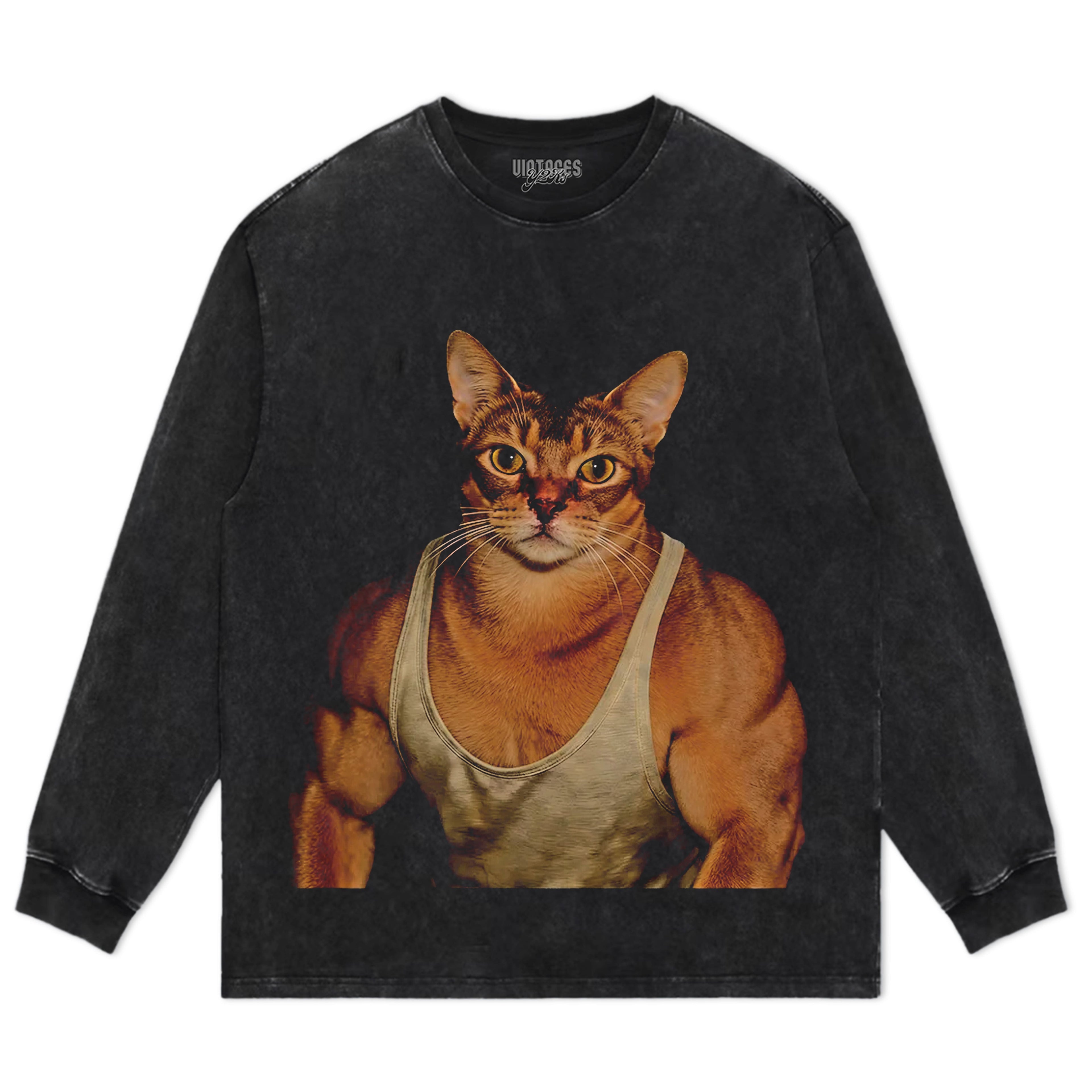 THE FITNESS CAT V6 TANK TOP & TEE & LONG SLEEVE & LAYERED LS & HOODIE