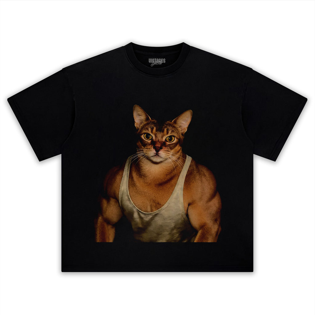 THE FITNESS CAT V6 TANK TOP & TEE & LONG SLEEVE & LAYERED LS & HOODIE