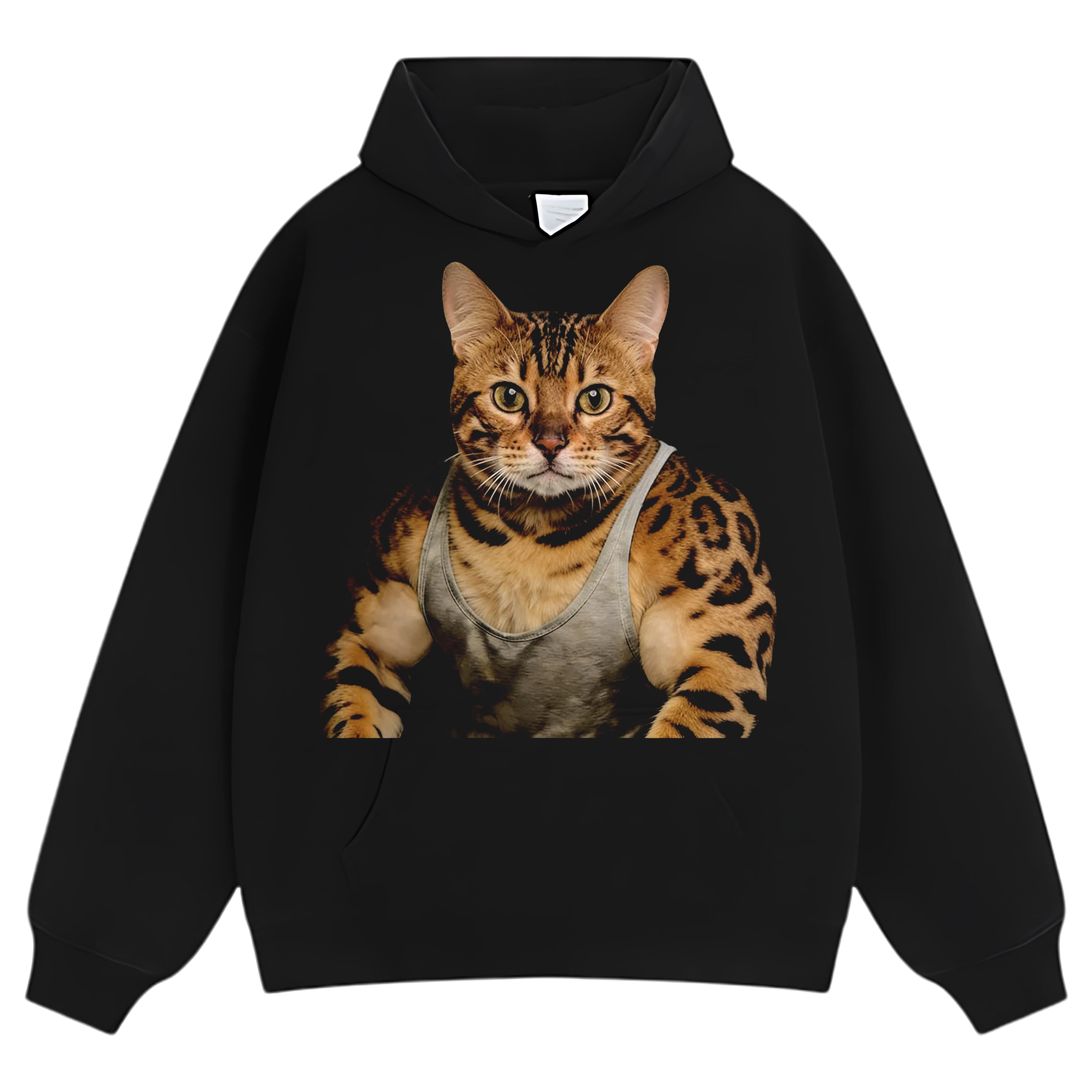 THE FITNESS CAT V8 TANK TOP & TEE & LONG SLEEVE & LAYERED LS & HOODIE