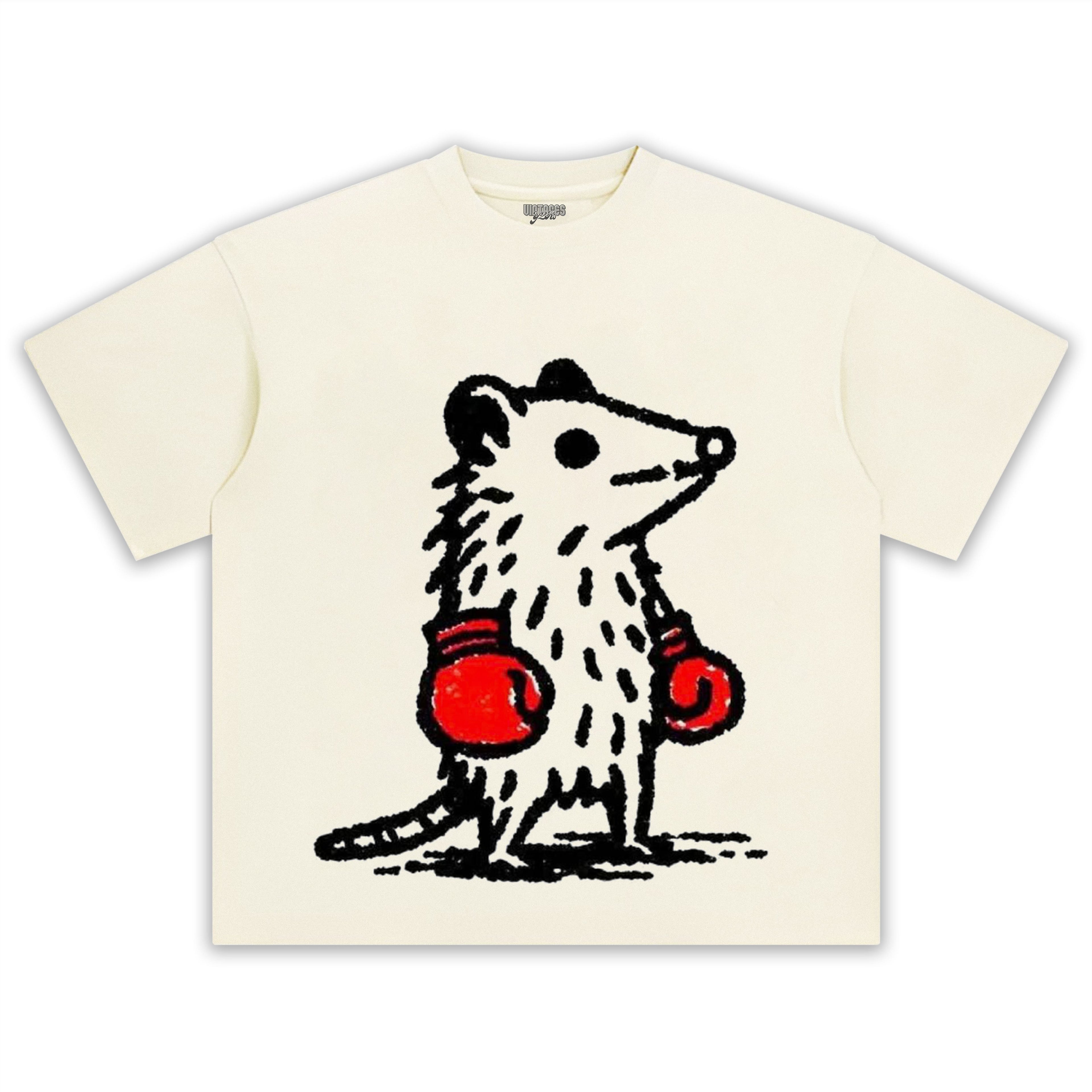 THE MOUSE BOXER TANK TOP & TEE & LONG SLEEVE & LAYERED LS & HOODIE