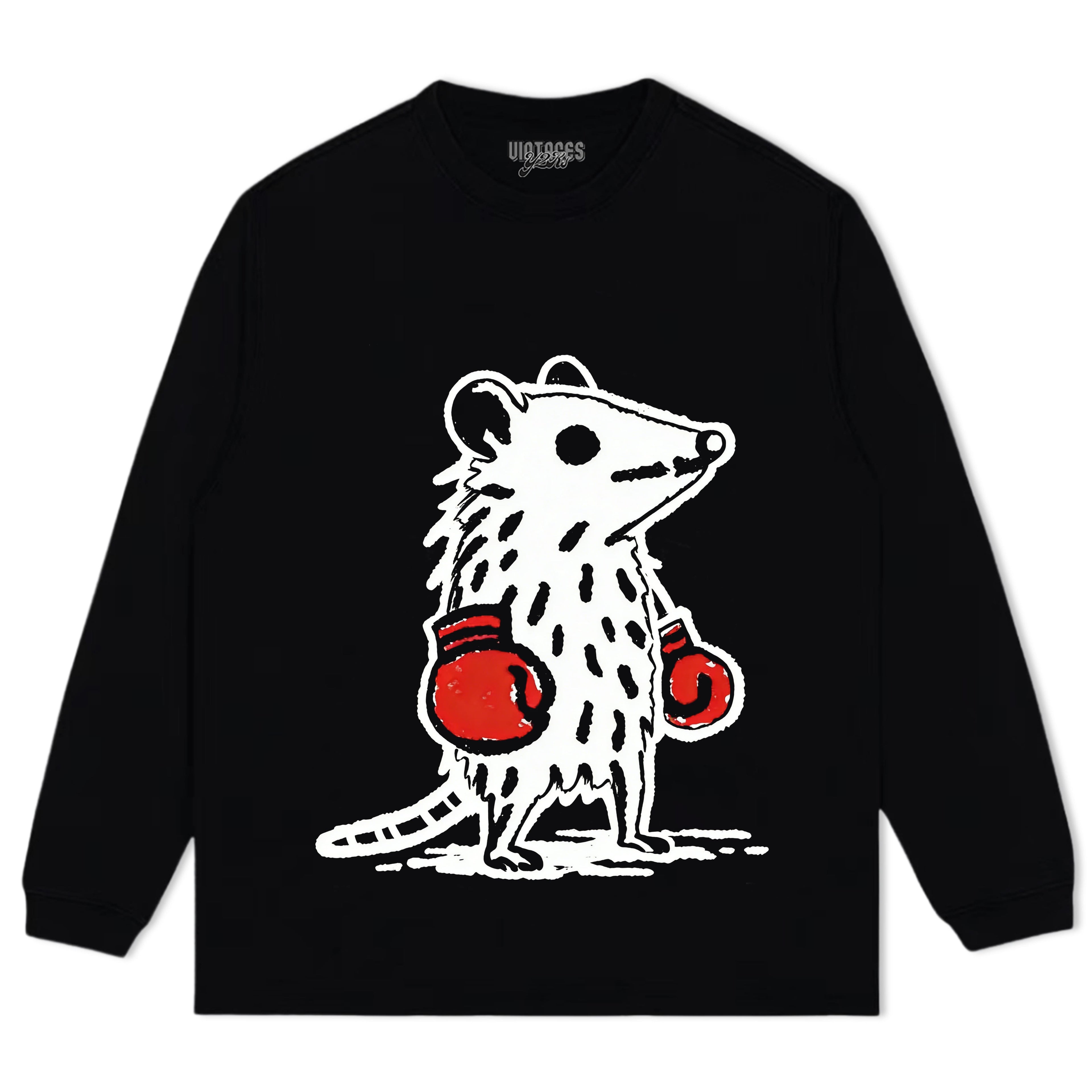 THE MOUSE BOXER TANK TOP & TEE & LONG SLEEVE & LAYERED LS & HOODIE