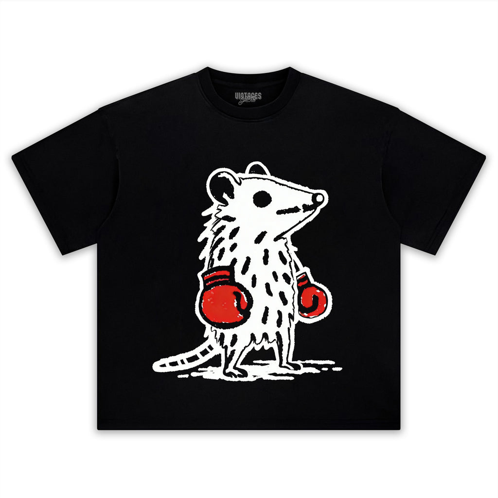 THE MOUSE BOXER TANK TOP & TEE & LONG SLEEVE & LAYERED LS & HOODIE