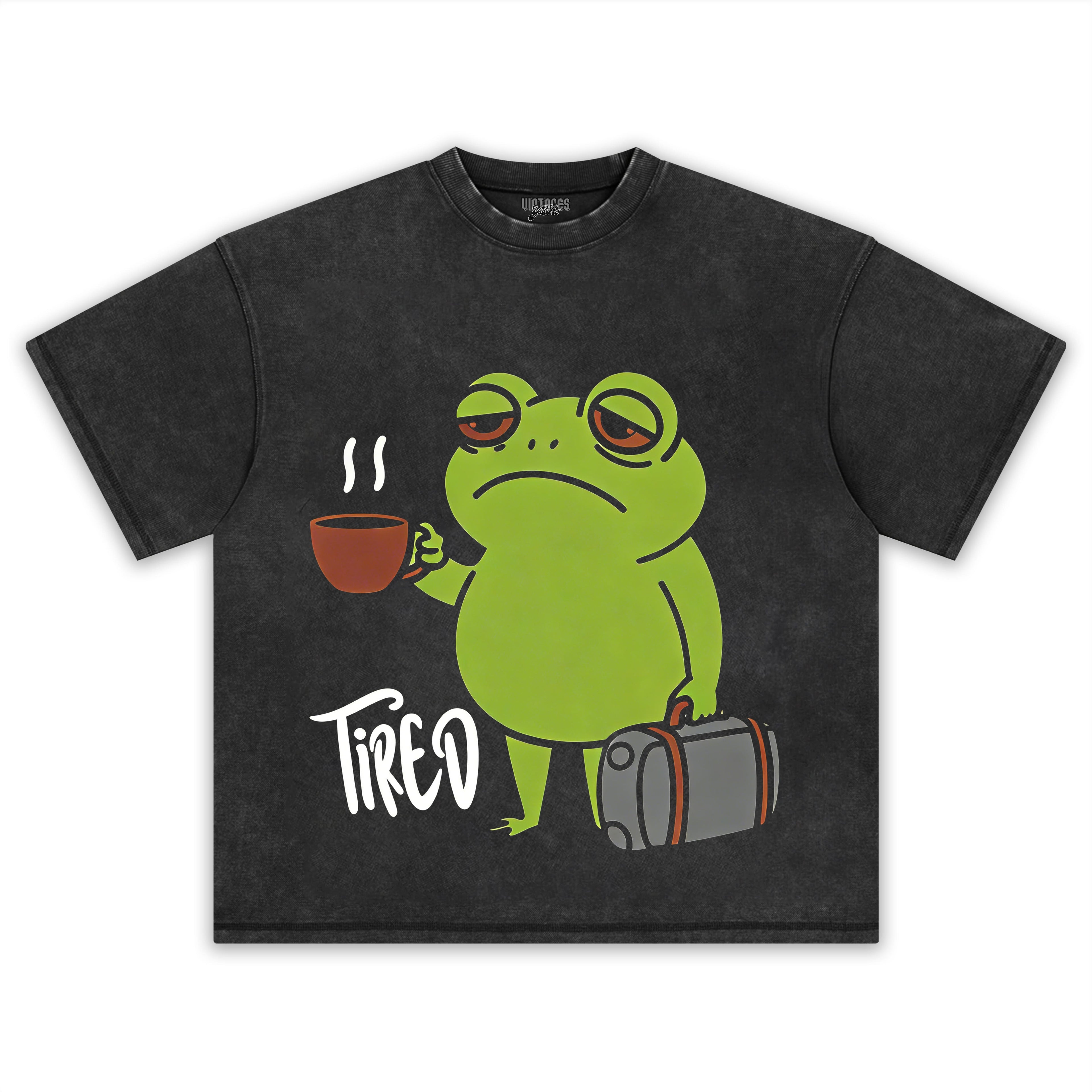 TIRED FROG TEE & LS & HOODIE