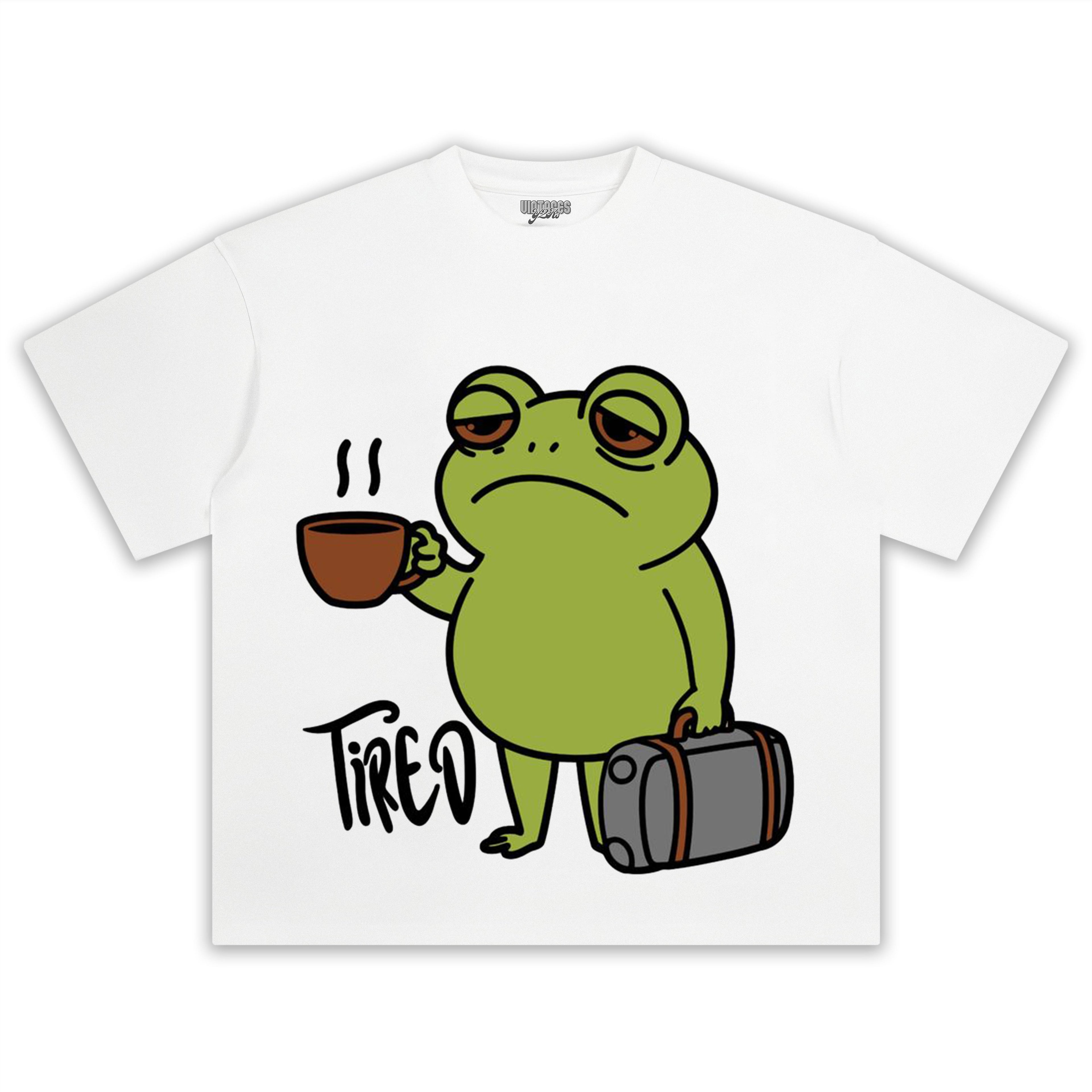 TIRED FROG TEE & LS & HOODIE