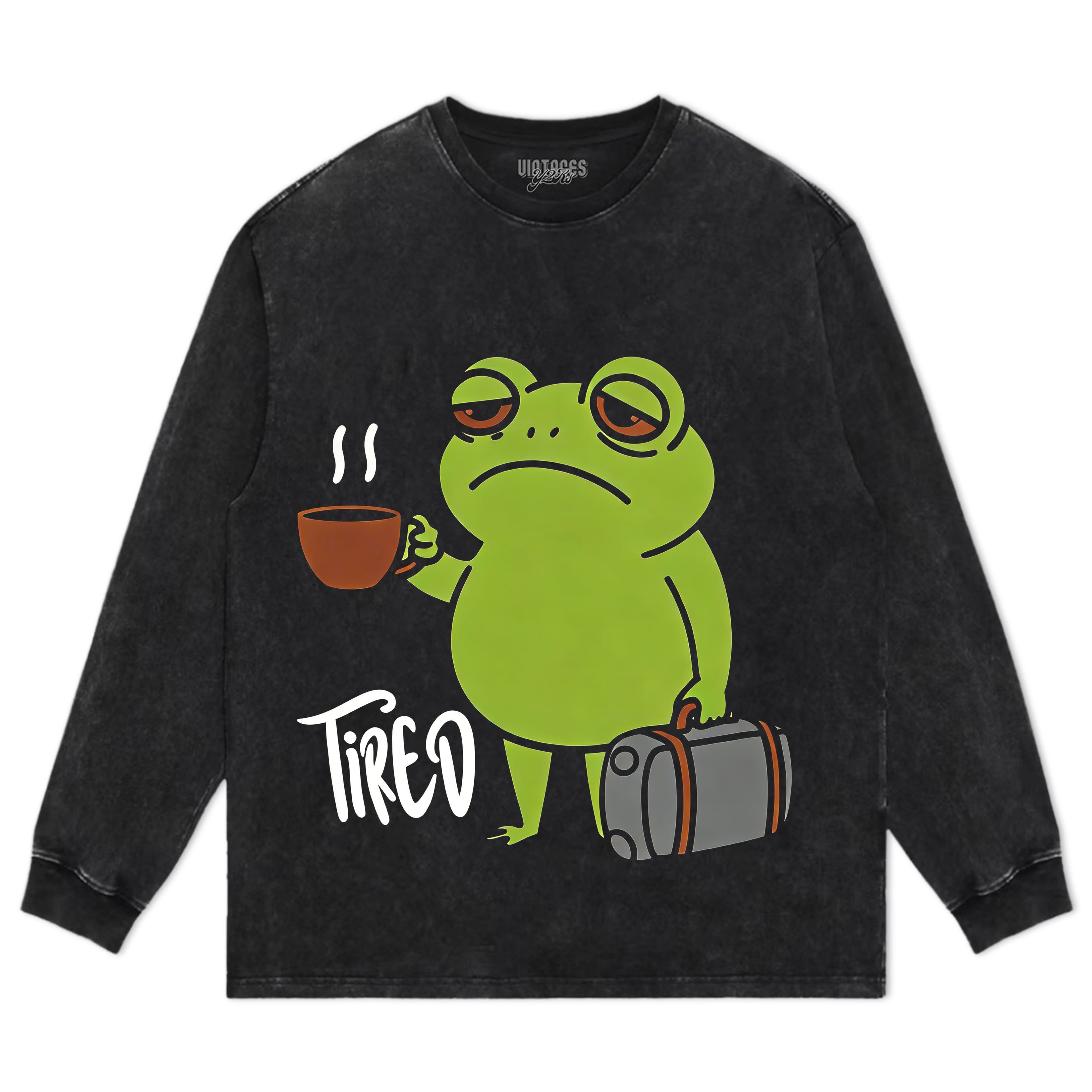 TIRED FROG TEE & LS & HOODIE