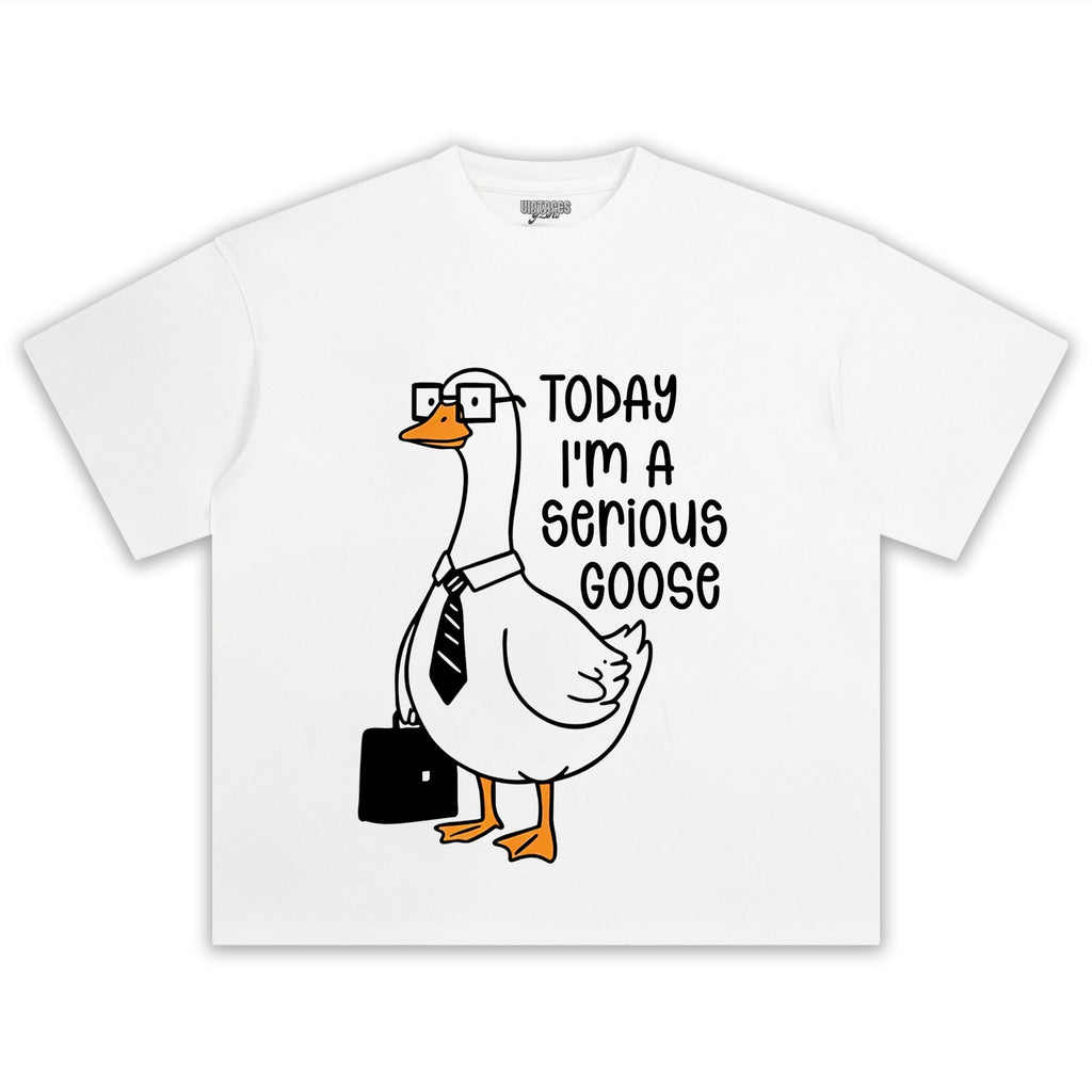 TODAY I'M A SERIOUS GOOSE TEE & LS & HOODIE
