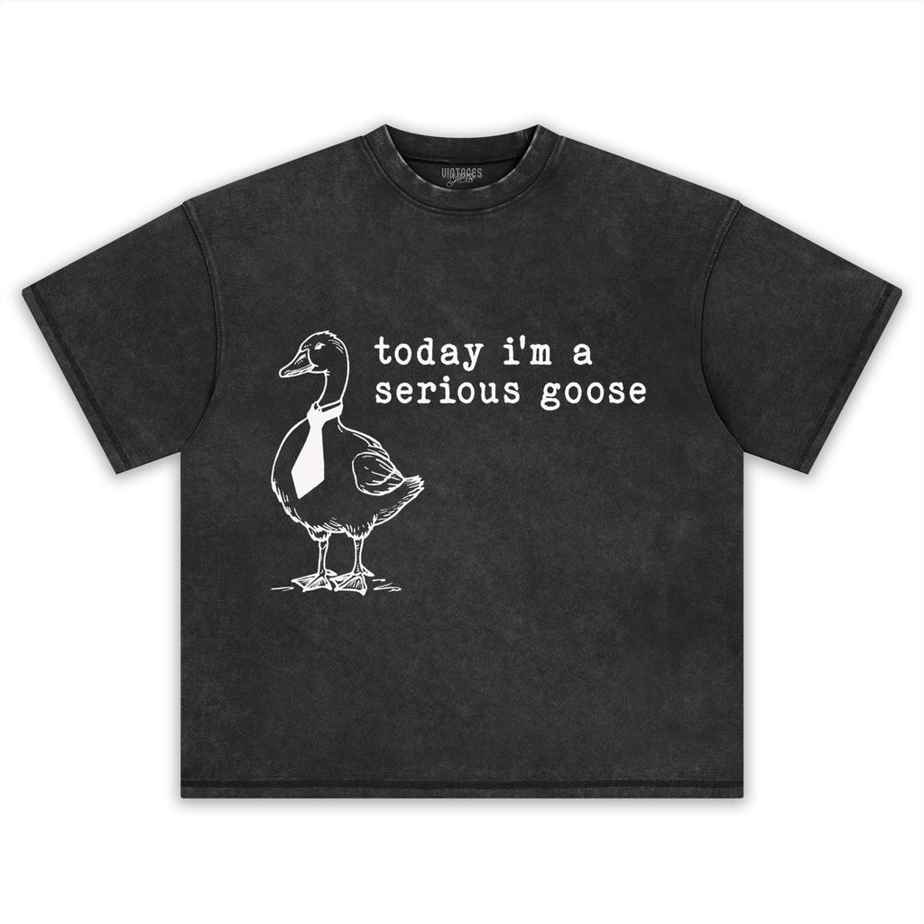 TODAY I'M A SERIOUS GOOSE V2 TEE & LS & HOODIE