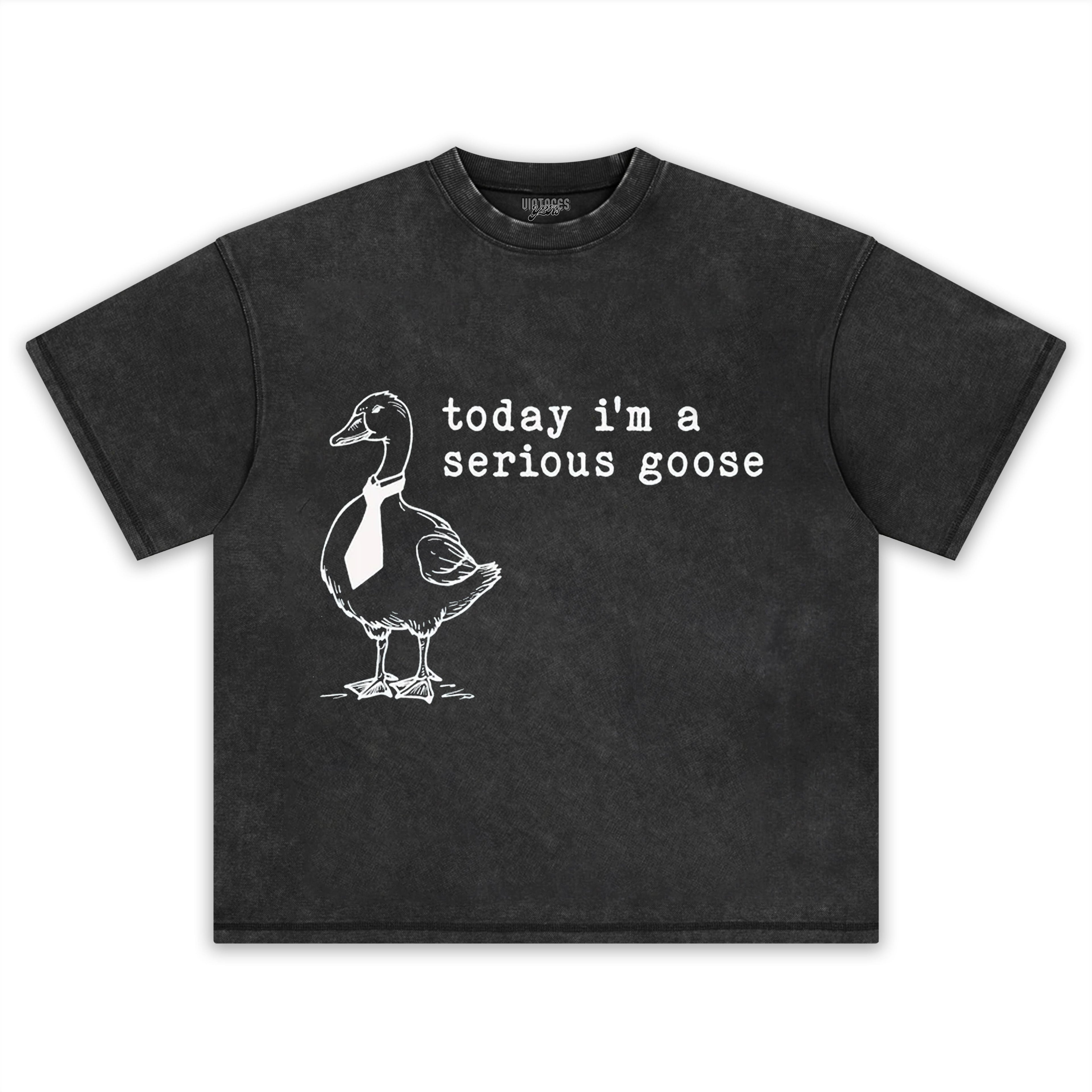TODAY I'M A SERIOUS GOOSE V2 TEE & LS & HOODIE