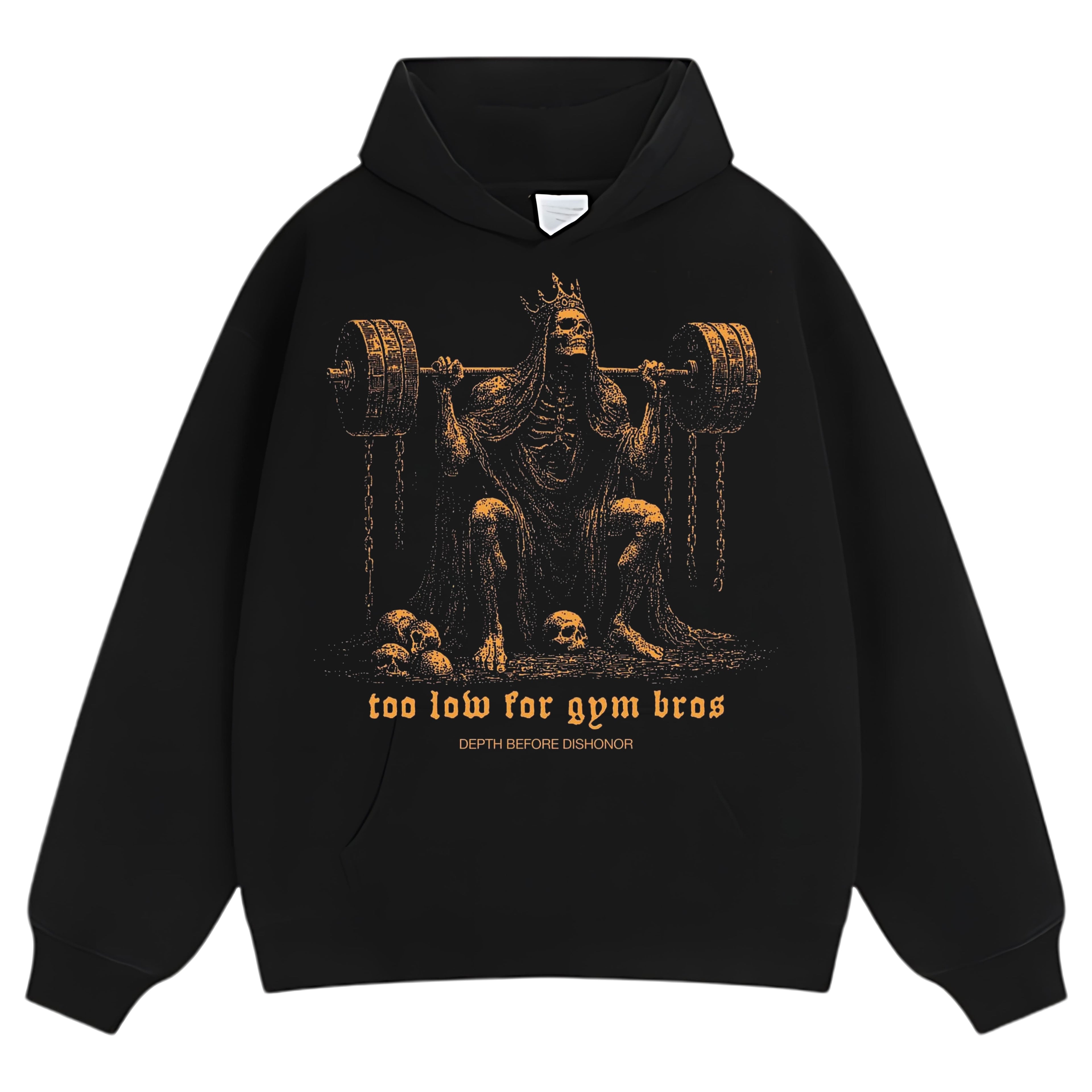 TOO LOW FOR GYM BROS GOLD V2 TANK TOP & TEE & LONG SLEEVE & LAYERED LS & HOODIE