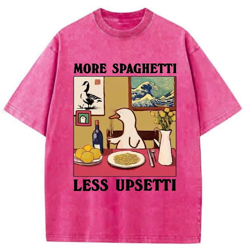 bbb More Spaghetti Less Upsetti Goose Washed T-Shirt
