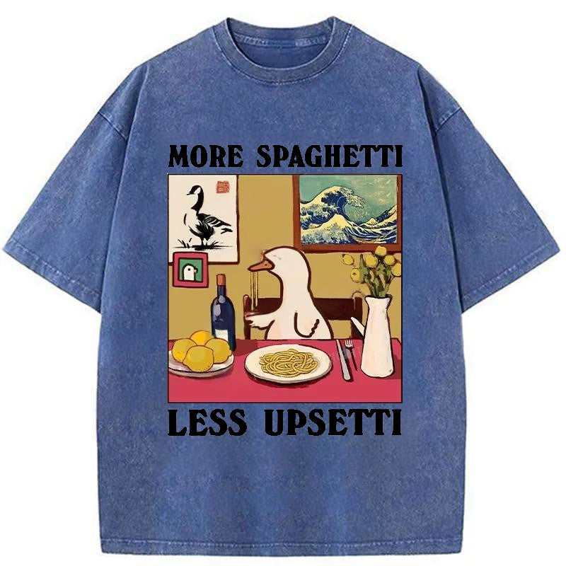 bbb More Spaghetti Less Upsetti Goose Washed T-Shirt