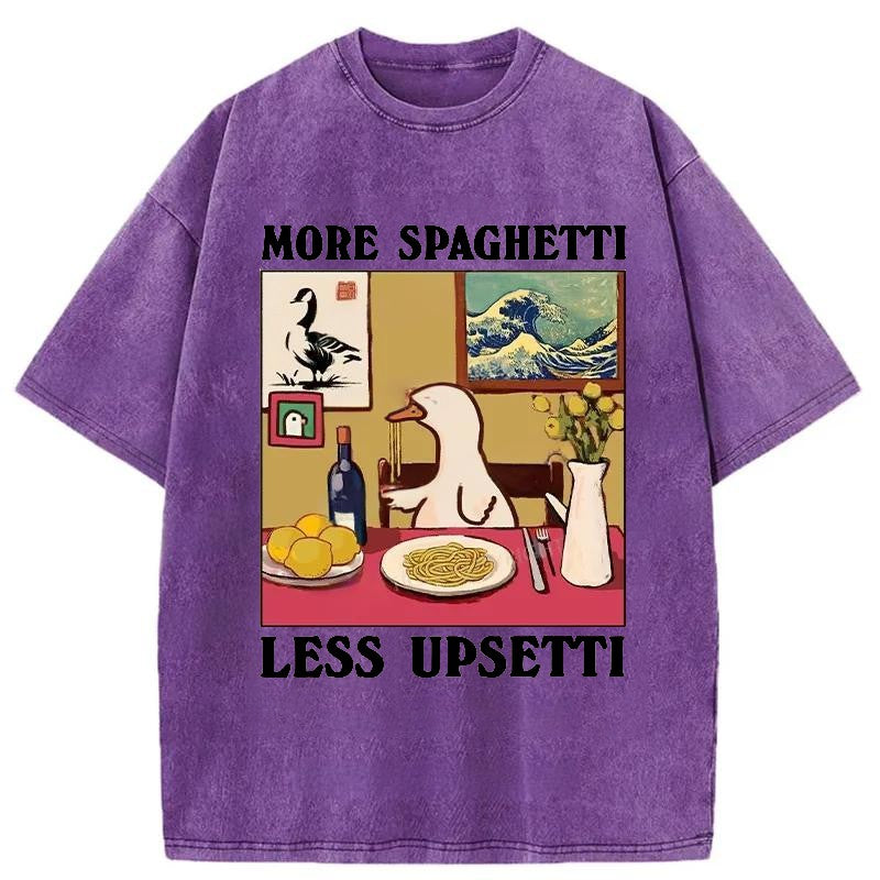 bbb More Spaghetti Less Upsetti Goose Washed T-Shirt