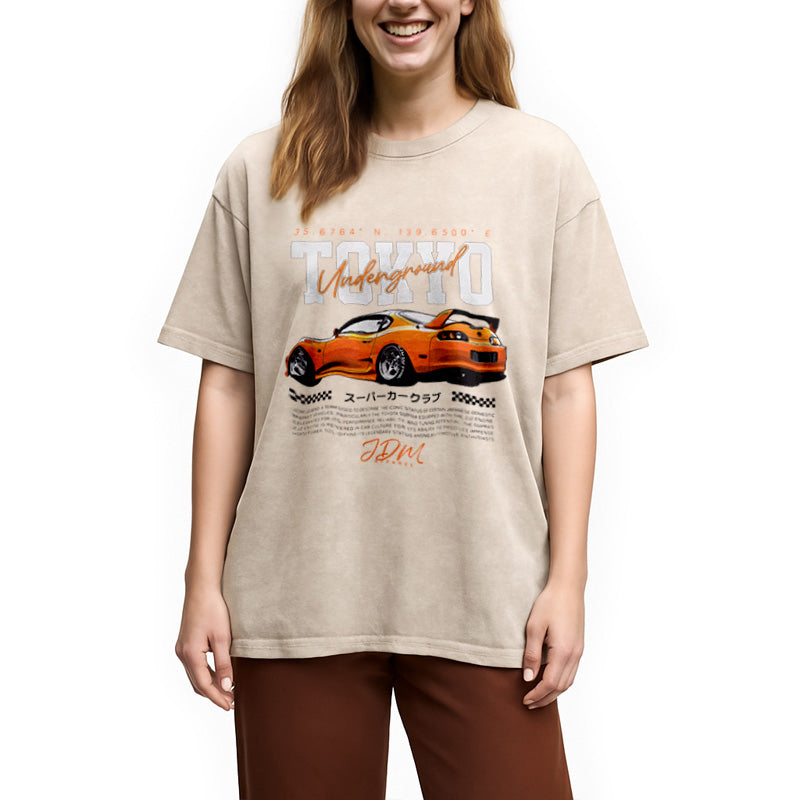 bbb Tokyo JDM Style Car Washed T-Shirt