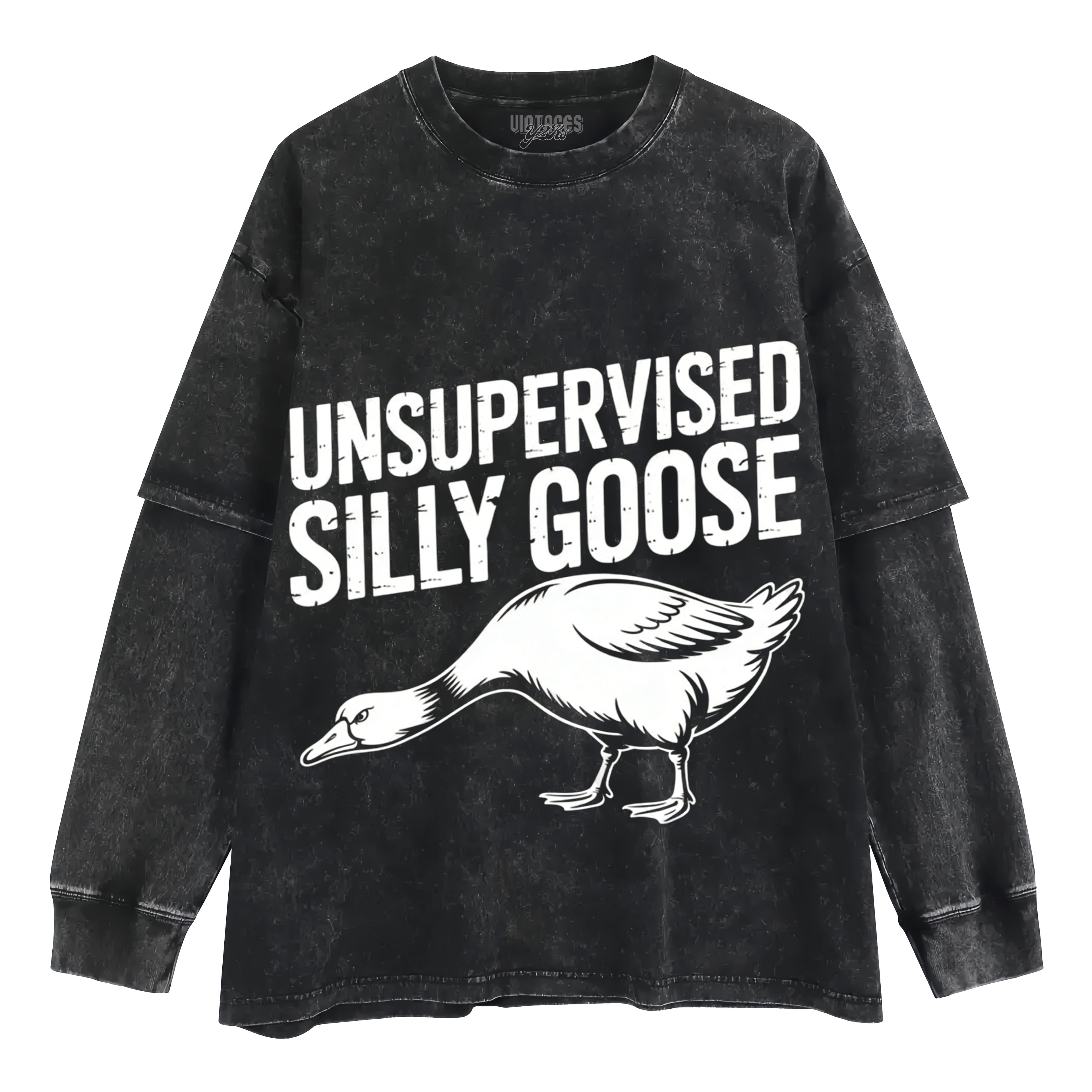 UNSUPERVISED SILLY GOOSE LAYERED LONG SLEEVE