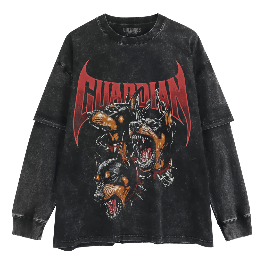 VINTAGE DOBERMAN PINSCHER STREETWEAR TANK TOP & TEE & LONG SLEEVE & LAYERED LS & HOODIE