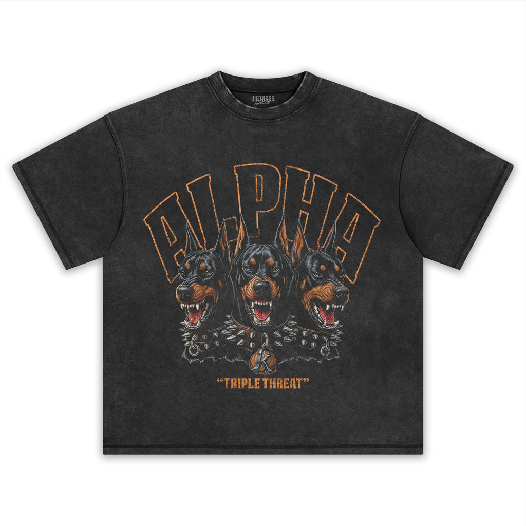 VINTAGE DOBERMAN PINSCHER STREETWEAR V4 TANK TOP & TEE & LONG SLEEVE & LAYERED LS & HOODIE