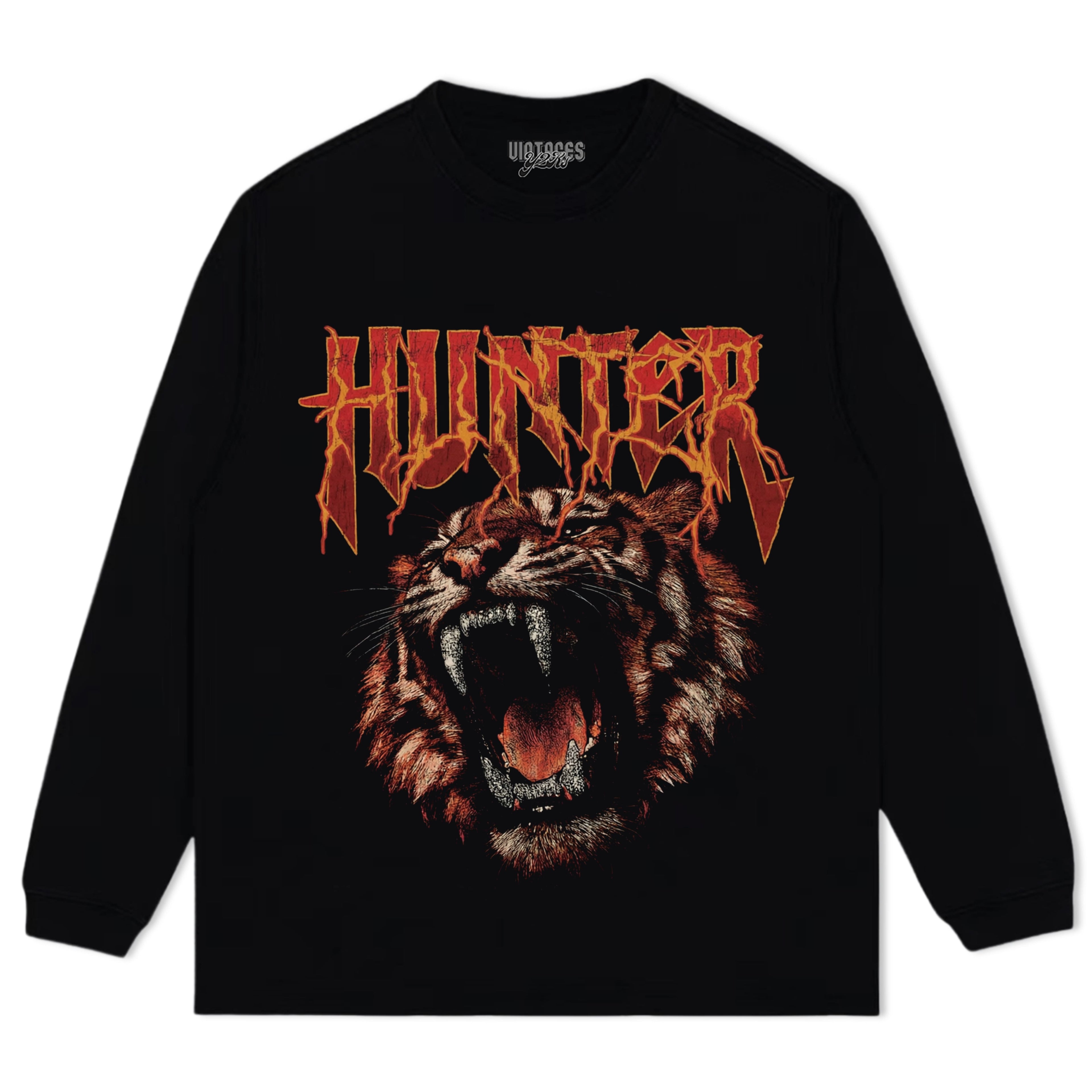 VINTAGE TIGER STREETWEAR TANK TOP & TEE & LONG SLEEVE & LAYERED LS & HOODIE