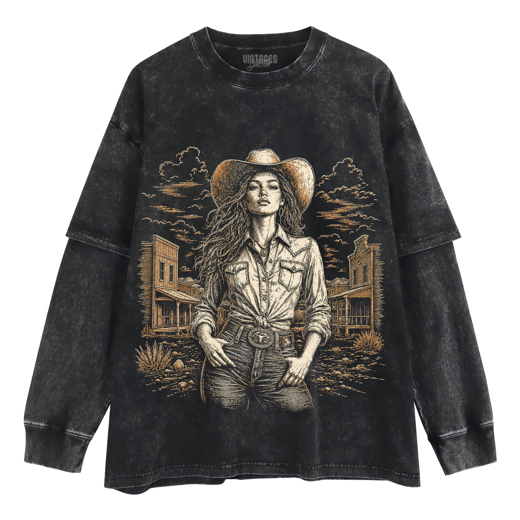 WESTERN RODEO FASHION TANK TOP & TEE & LONG SLEEVE & LAYERED LS & HOODIE