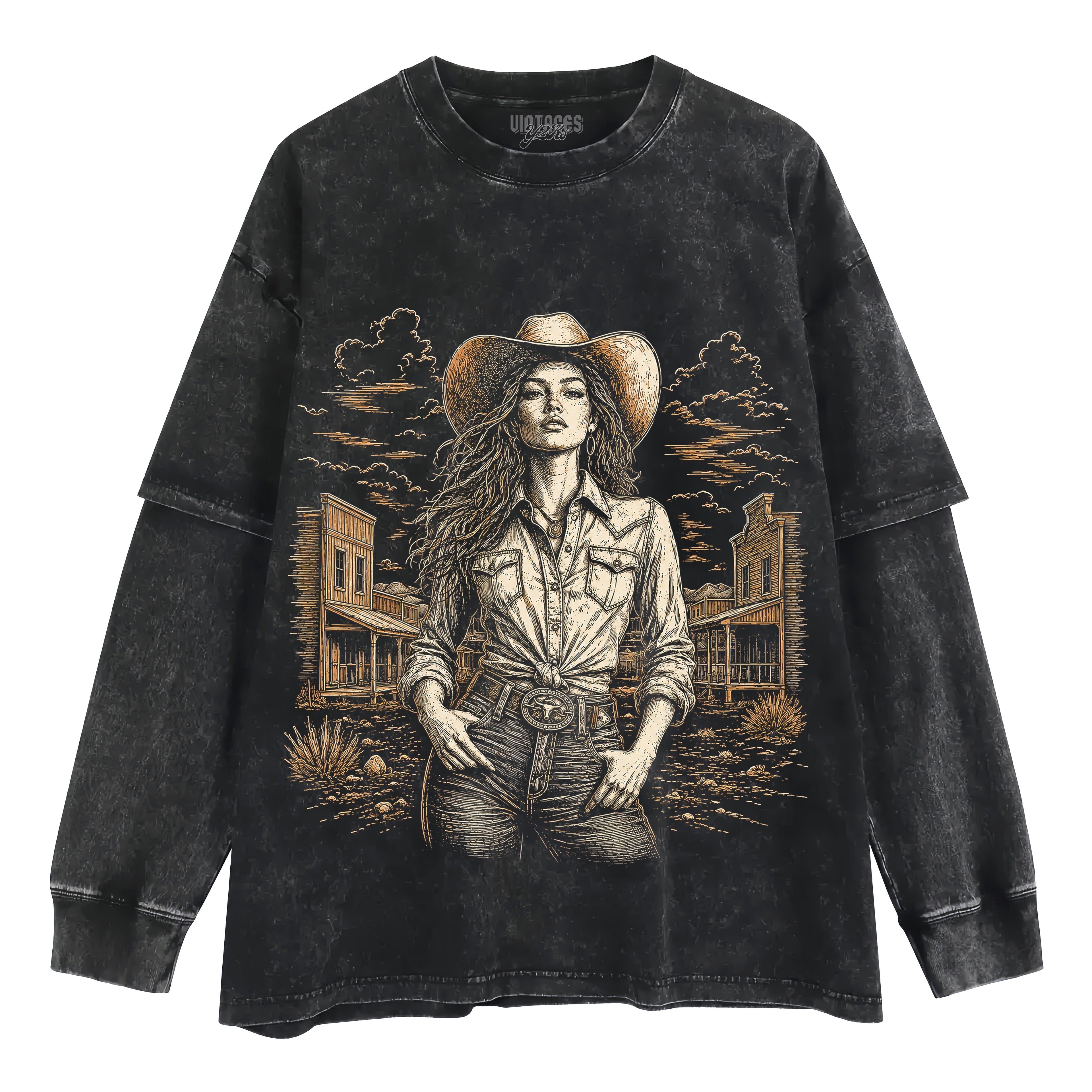 WESTERN RODEO FASHION TANK TOP & TEE & LONG SLEEVE & LAYERED LS & HOODIE