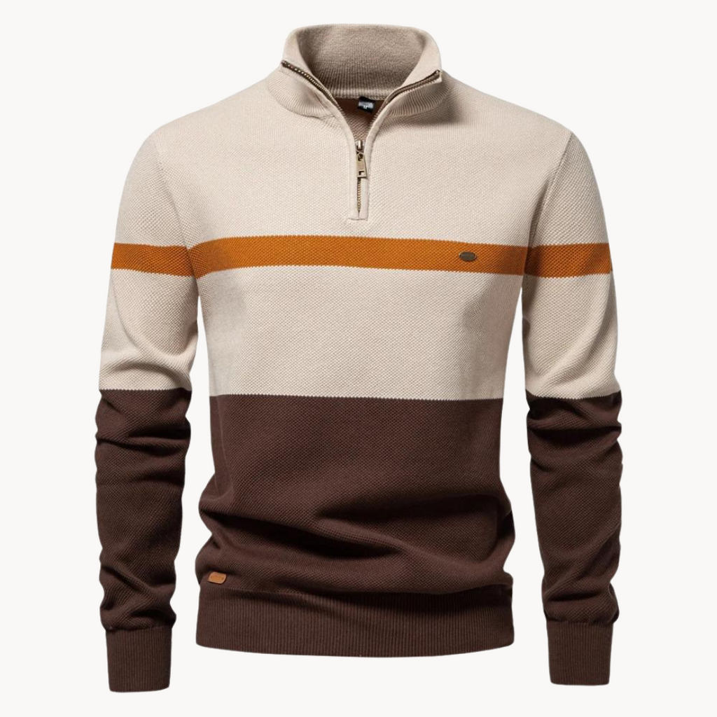 Soft Classic Men's Pullover - Half Zip, Cotton, Casual