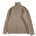 Oversized Unisex-Pullover – Rollkragen, Strick, zum Drunterziehen