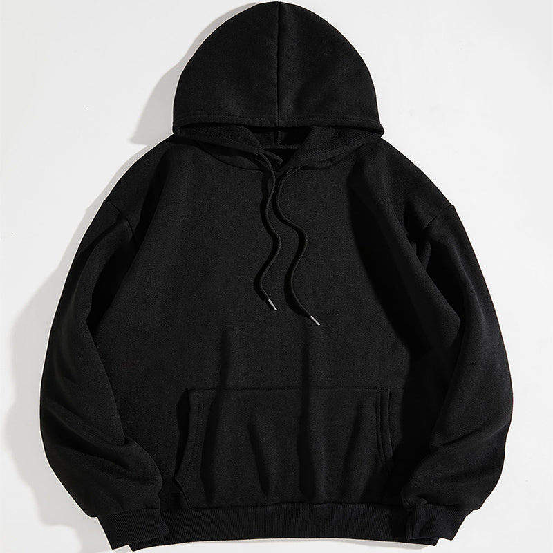 Oversized Women's Hoodie - Loose Back Print, Polyester