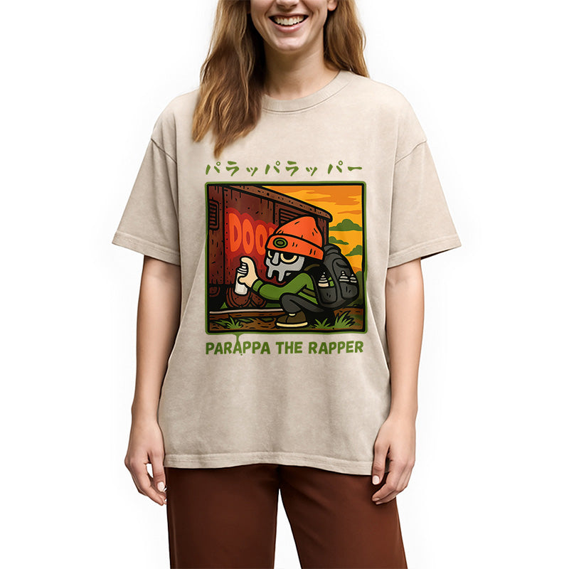bbb PaRappa the Rapper MF DOOM Washed T-Shirt