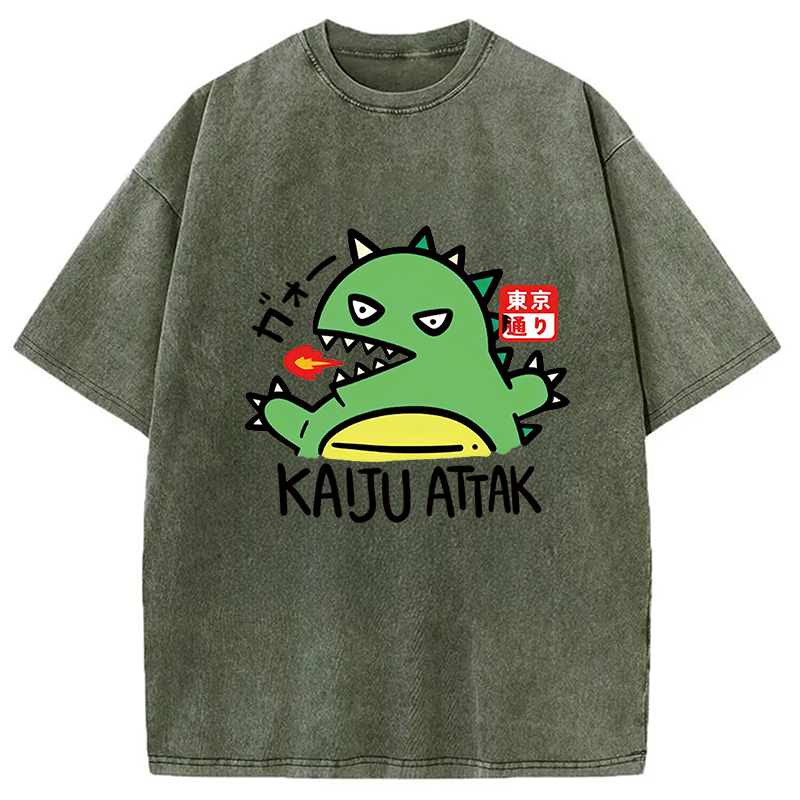 bbb Kaiju Attack Washed T-Shirt