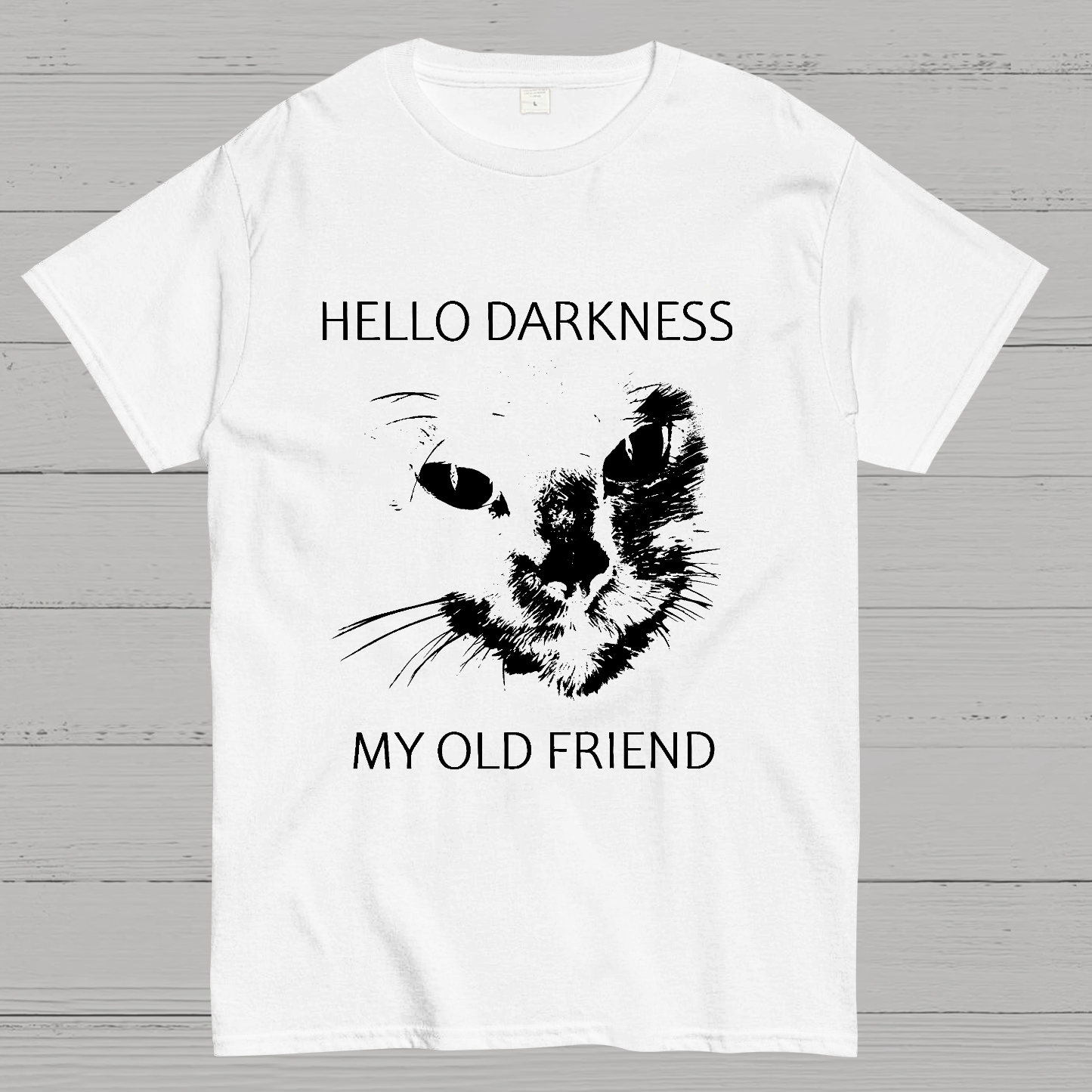 Hello Darkness My Old Friend y T-Shirt