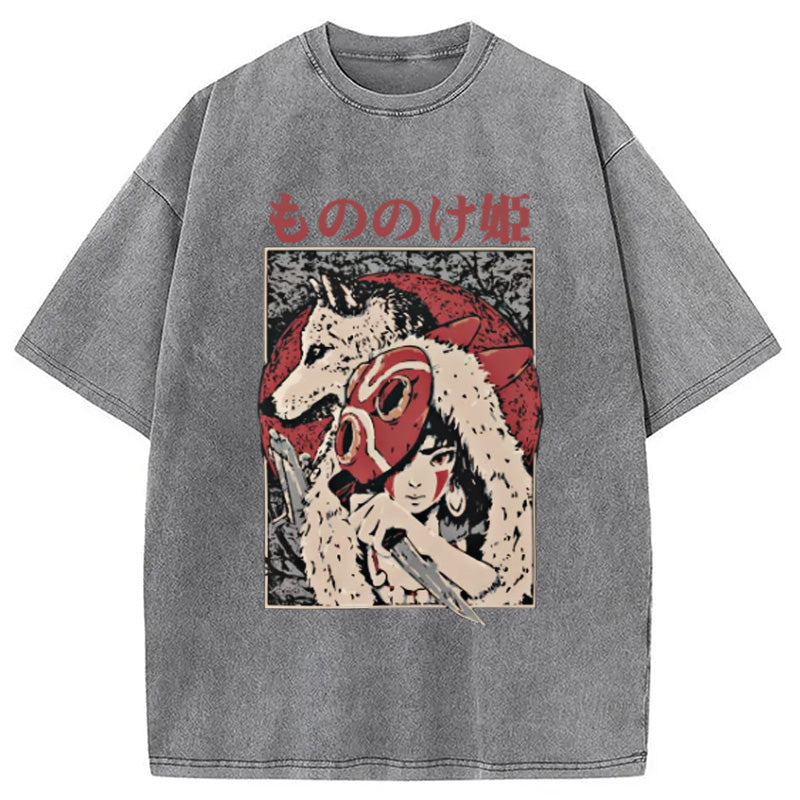 bbb Princess Mononoke Washed T-Shirt