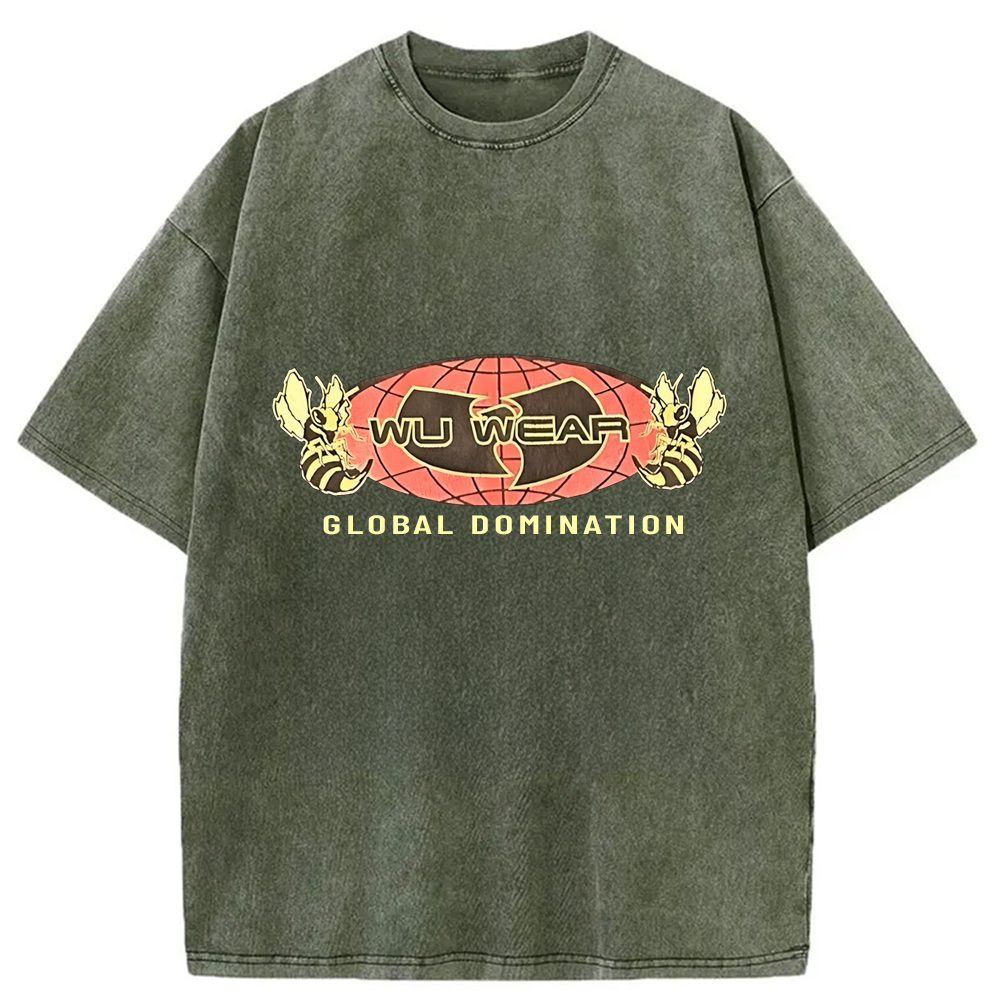 bbb Vintage 90s Wu Wear Wu Tang Washed T-Shirt