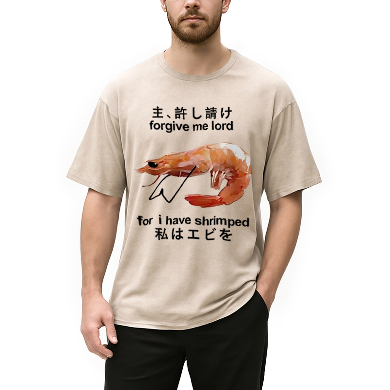 bbb Retreating Shrimp Washed T-Shirt