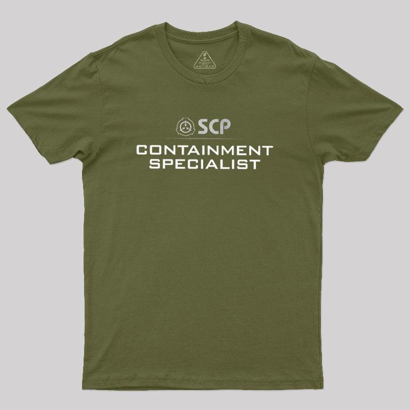 SCP Foundation Containment Specialist  T-Shirt