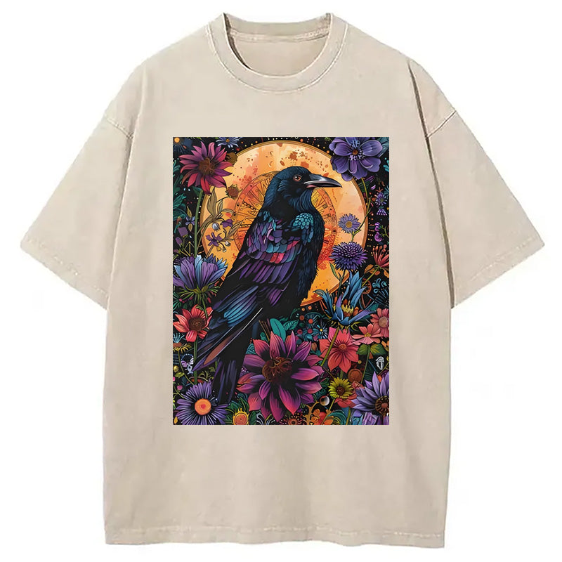 bbb Mandala Crow Washed T-Shirt