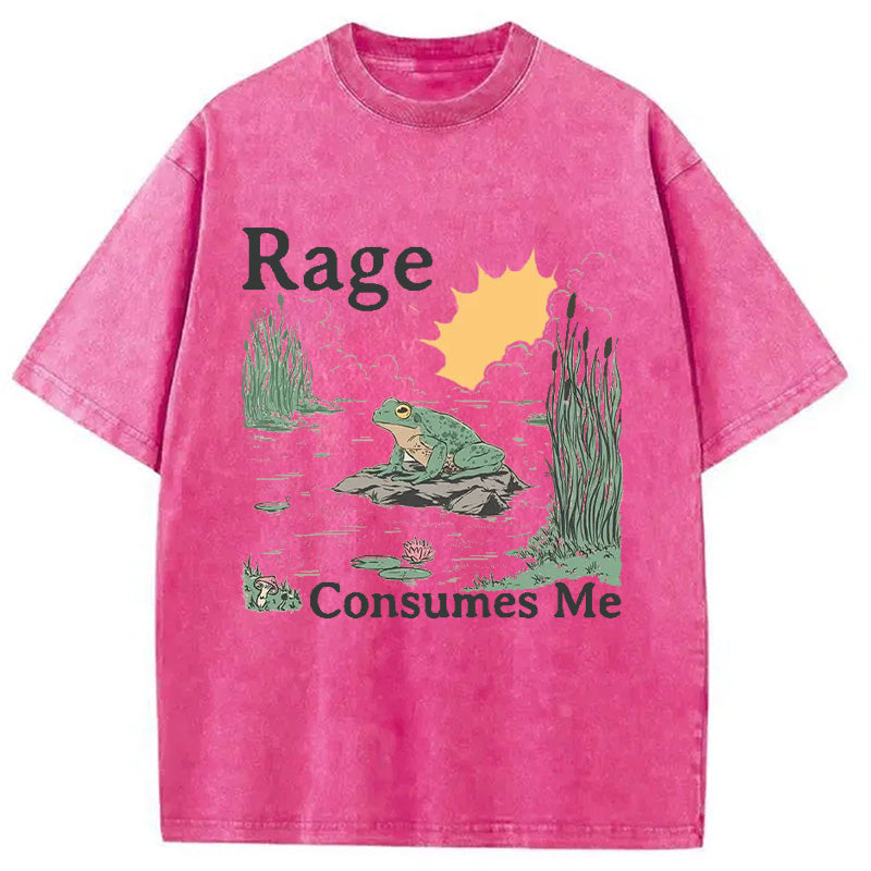 bbb Rage Consumes Me Frog Pond Washed T-Shirt