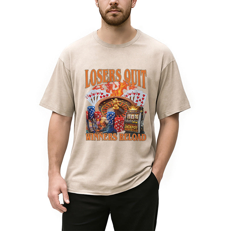 bbb Funny Gambling Washed T-Shirt